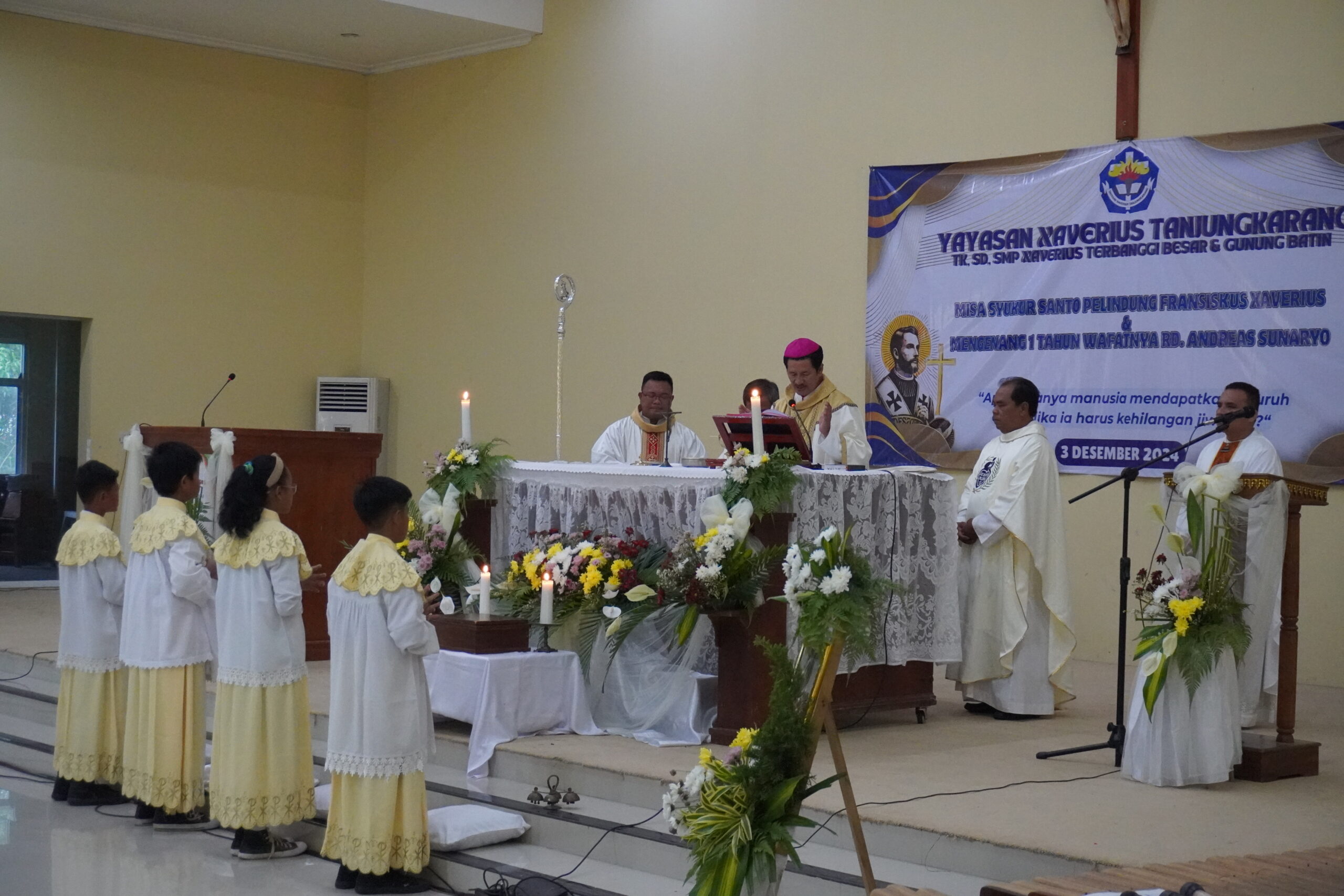Peringatan Santo Fransiskus Xaverius di Sekolah Xaverius Terbanggi Besar