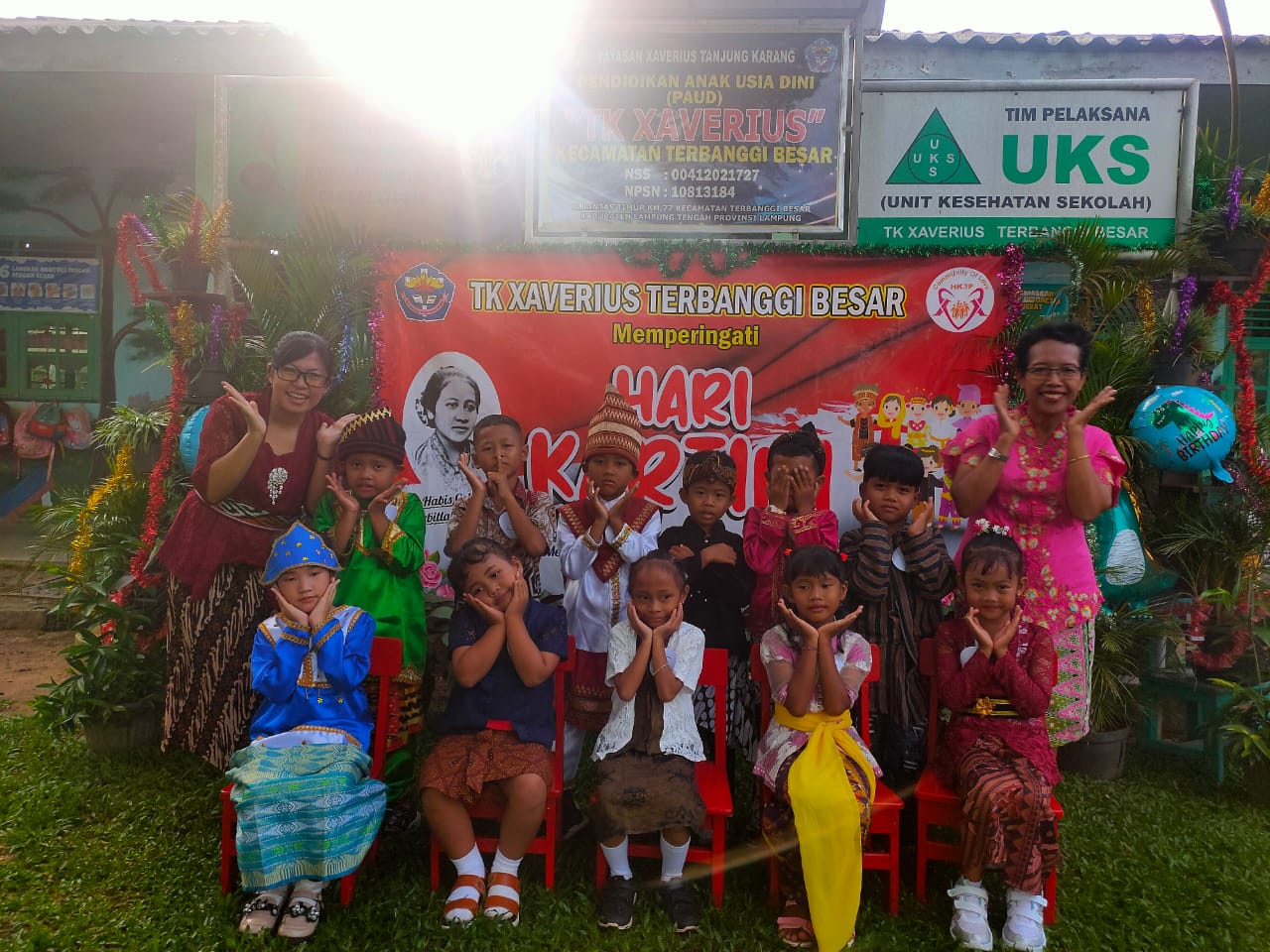 Perayaan Hari Raya Paskah dan Hari Kartini TK Xaverius Terbanggi Besar