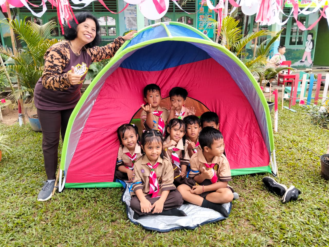 Keceriaan PERSARI TK Xaverius Terbanggi Besar, Ajarkan Kemandirian dan Kebersamaan Sejak Dini